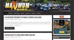 Desktop Screenshot of maximumdirt.com