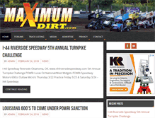 Tablet Screenshot of maximumdirt.com